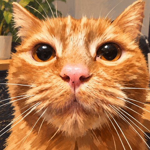 Axiom, my orange tomcat